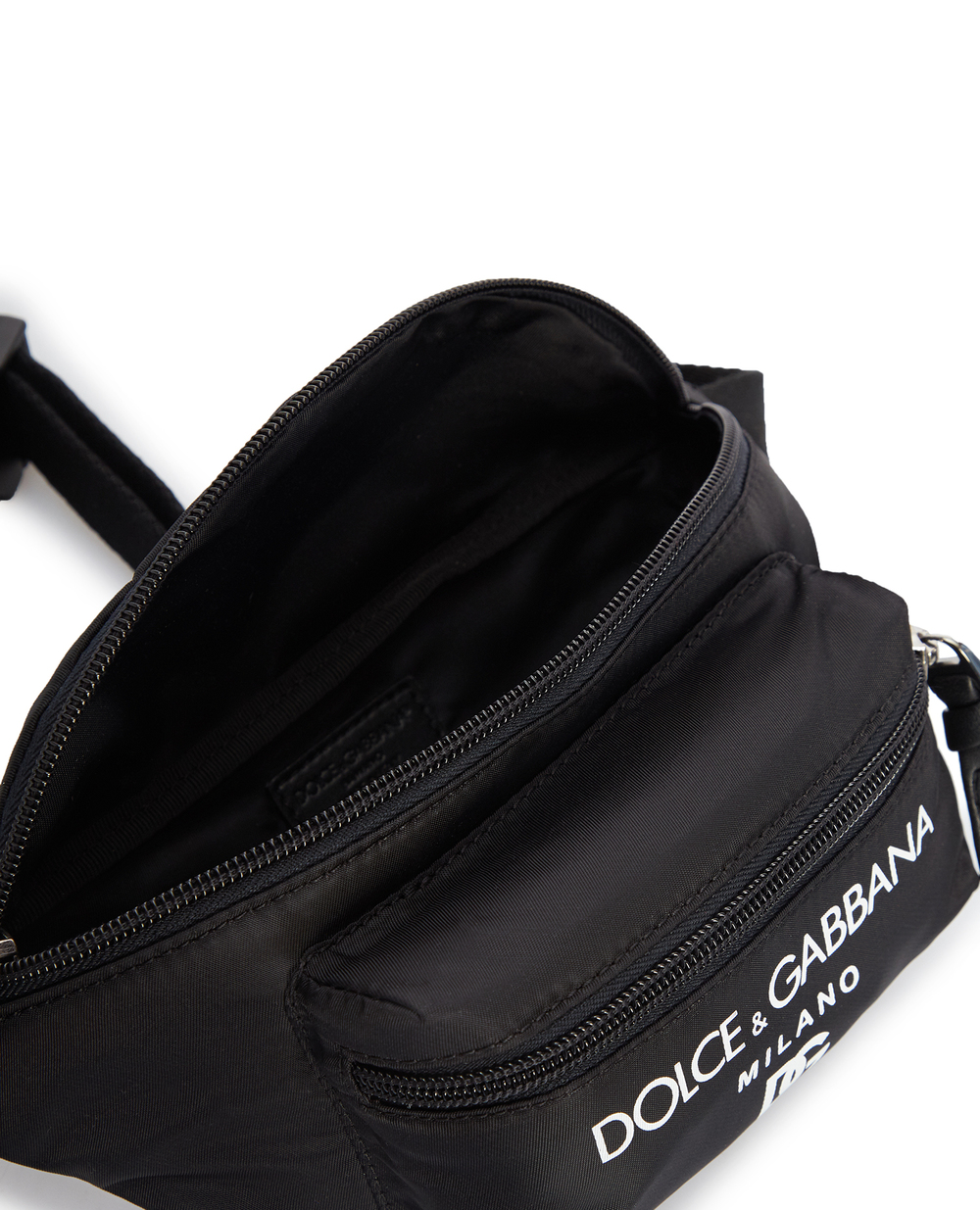 Дитяча поясна сумка Milano Dolce&Gabbana Kids EM0103-AK441, чорний колір • Купити в інтернет-магазині Kameron