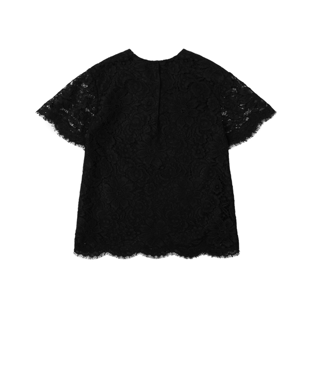 Детская блуза Dolce&Gabbana Kids L53S67-HLMVQ-S, черный цвет • Купить в интернет-магазине Kameron