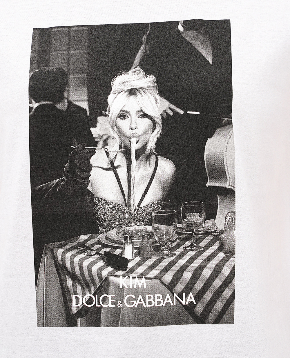 Футболка Ciao, Kim Dolce&Gabbana I8AMYW-G7JL8, білий колір • Купити в інтернет-магазині Kameron