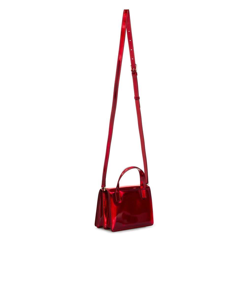 Кожаная сумка 3.5 Dolce&Gabbana BB7078-AQ495, красный цвет • Купить в интернет-магазине Kameron