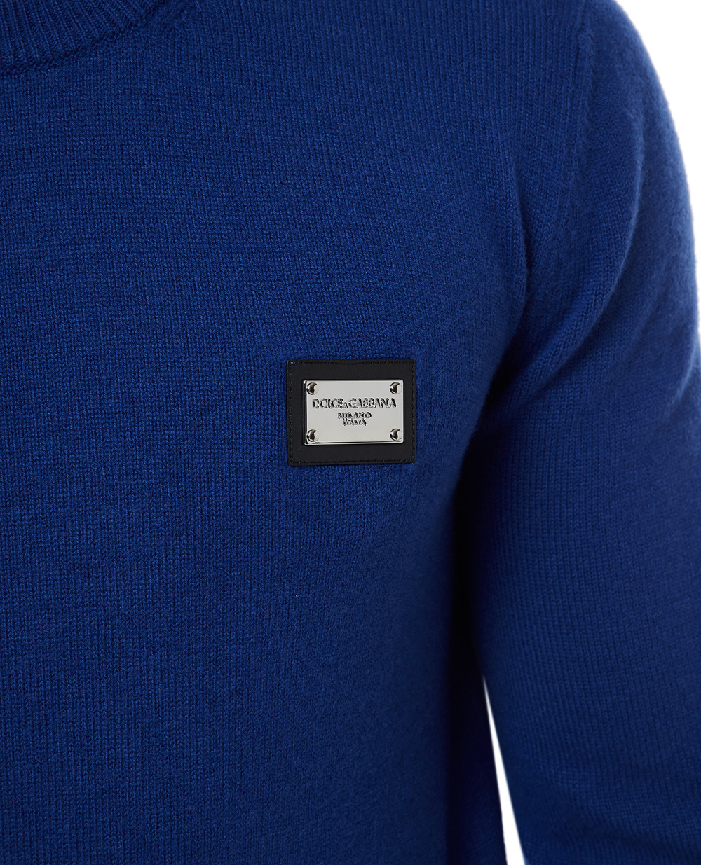 Вовняний джемпер Dolce&Gabbana GXO39T-JEMQ4, синій колір • Купити в інтернет-магазині Kameron
