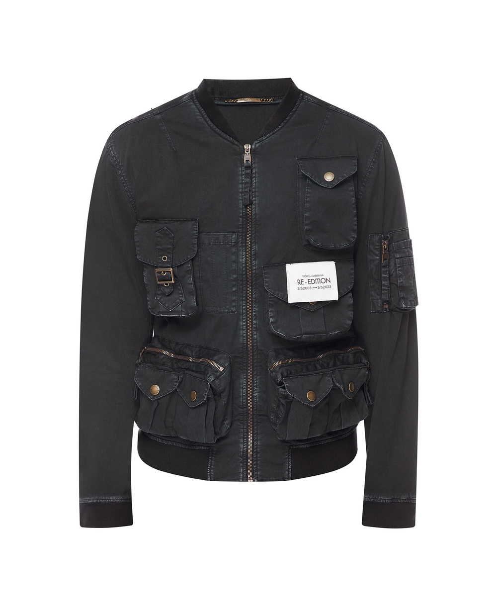 Джинсова куртка Dolce&Gabbana G9AHFT-GG065, чорний колір • Купити в інтернет-магазині Kameron