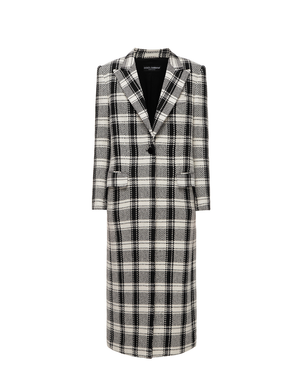 Вовняне пальто Dolce&Gabbana F0Y56T-FQ2G0, чорний колір • Купити в інтернет-магазині Kameron