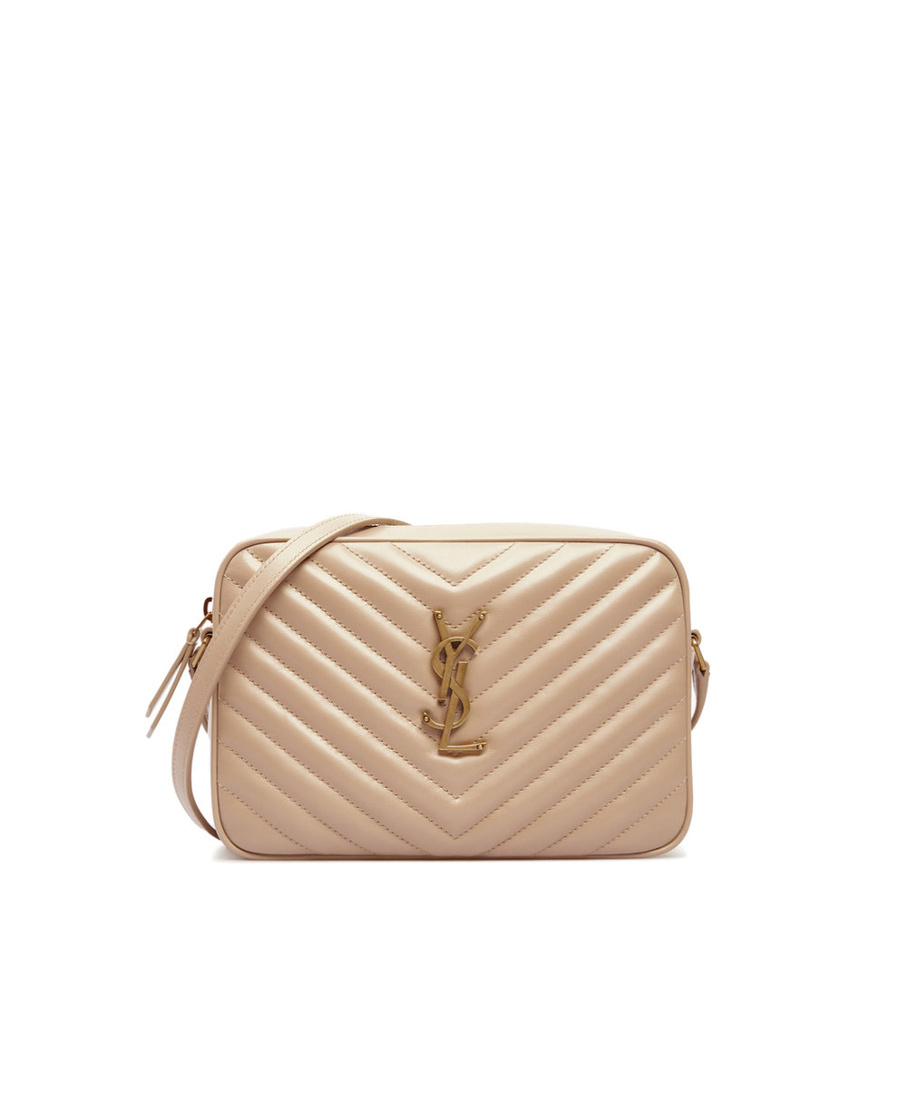 Кожаная сумка Lou Saint Laurent 612544-DV707, бежевый цвет • Купить в интернет-магазине Kameron