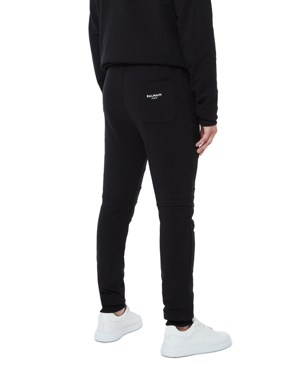 Спортивные брюки (костюм) Balmain BH1OB000BB04, черный цвет • Купить в интернет-магазине Kameron
