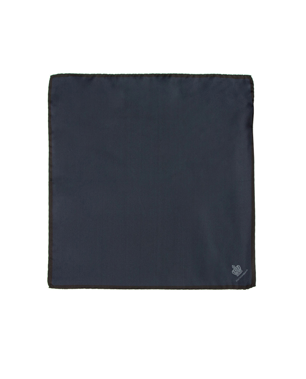 Шелковый платок Dolce&Gabbana GR412E-G0U4C, темно-синий цвет • Купить в интернет-магазине Kameron