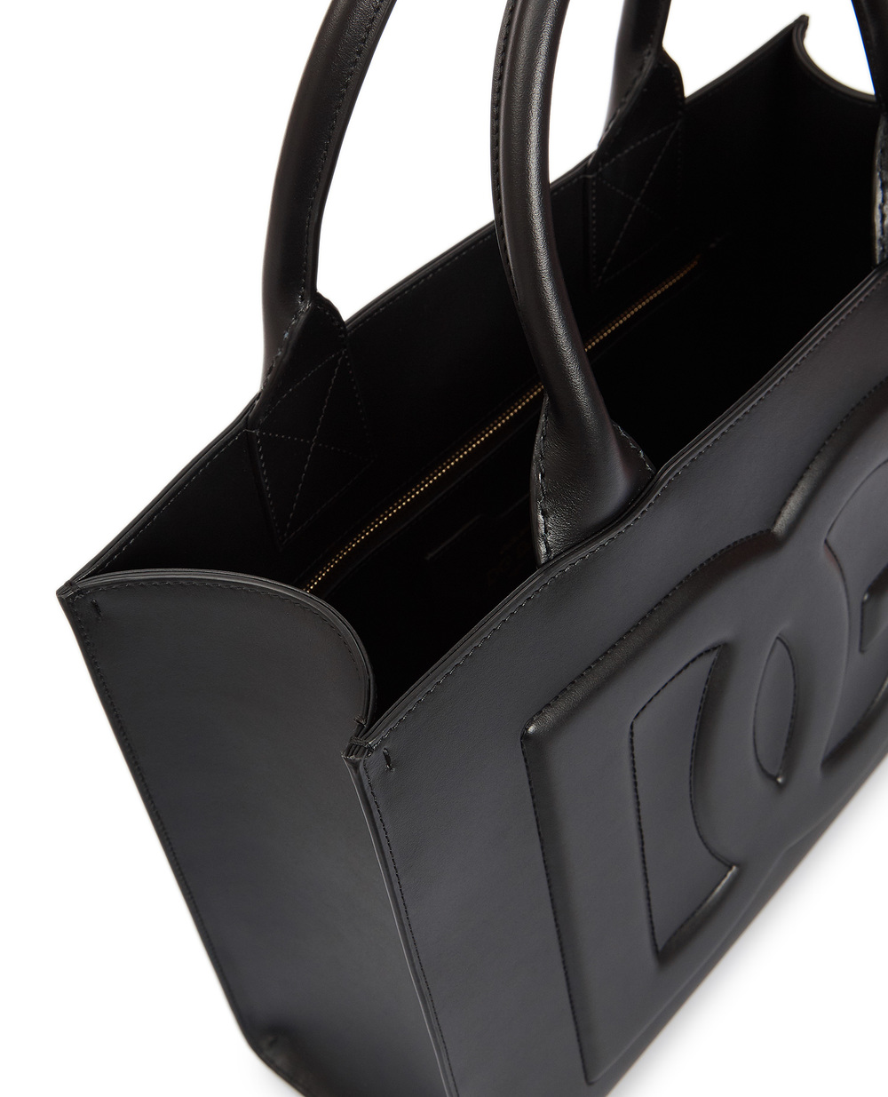 Кожаная сумка Dolce&Gabbana BB7023-AQ269, черный цвет • Купить в интернет-магазине Kameron