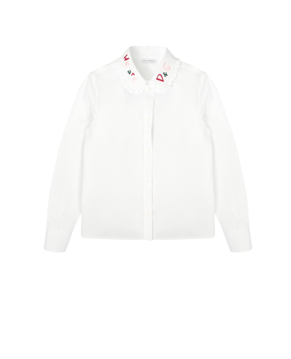 Блуза Dolce&Gabbana Kids L54S95-G7WXS-B, білий колір • Купити в інтернет-магазині Kameron