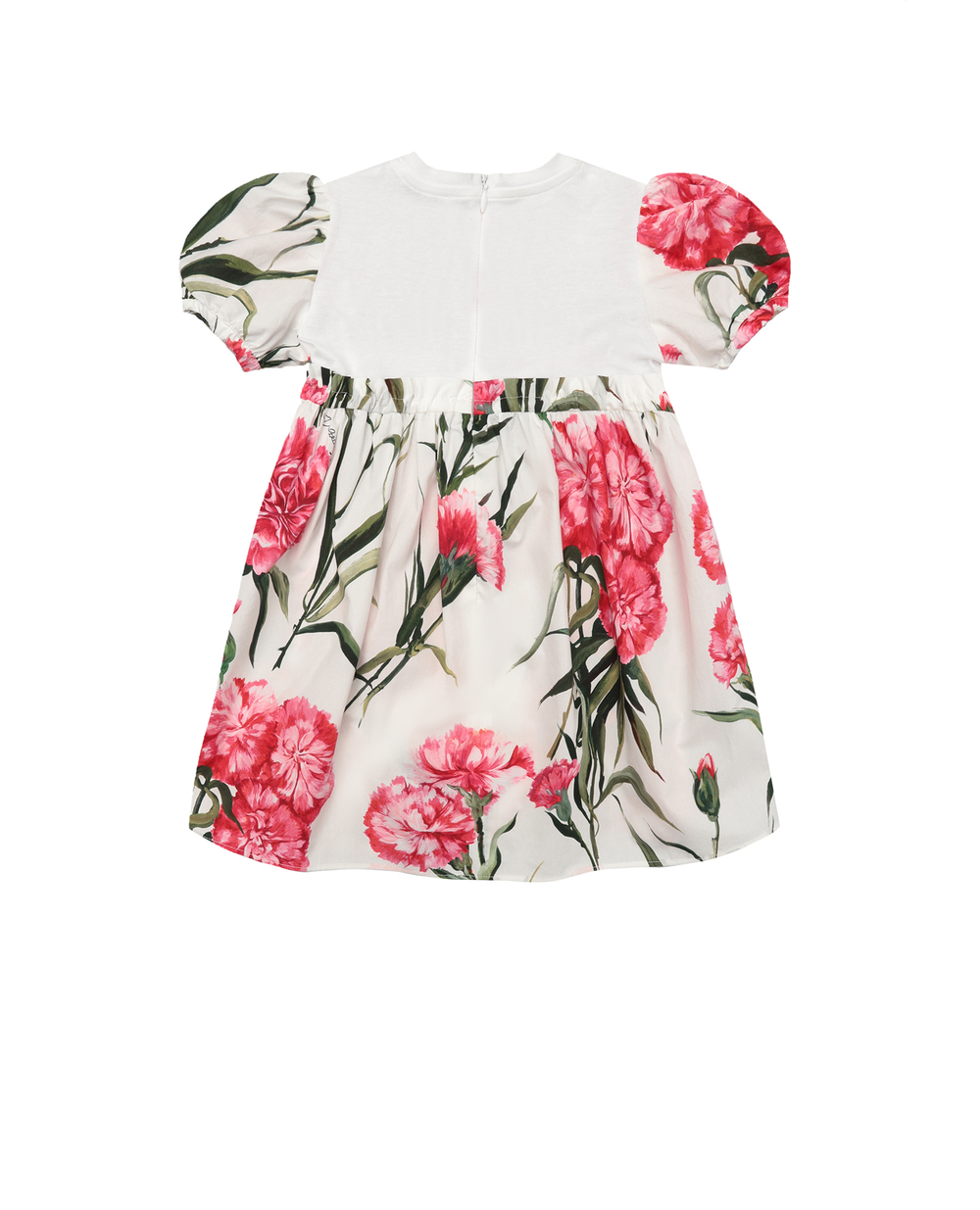 Детское платье Dolce&Gabbana Kids L2JD6K-G7I4R, белый цвет • Купить в интернет-магазине Kameron