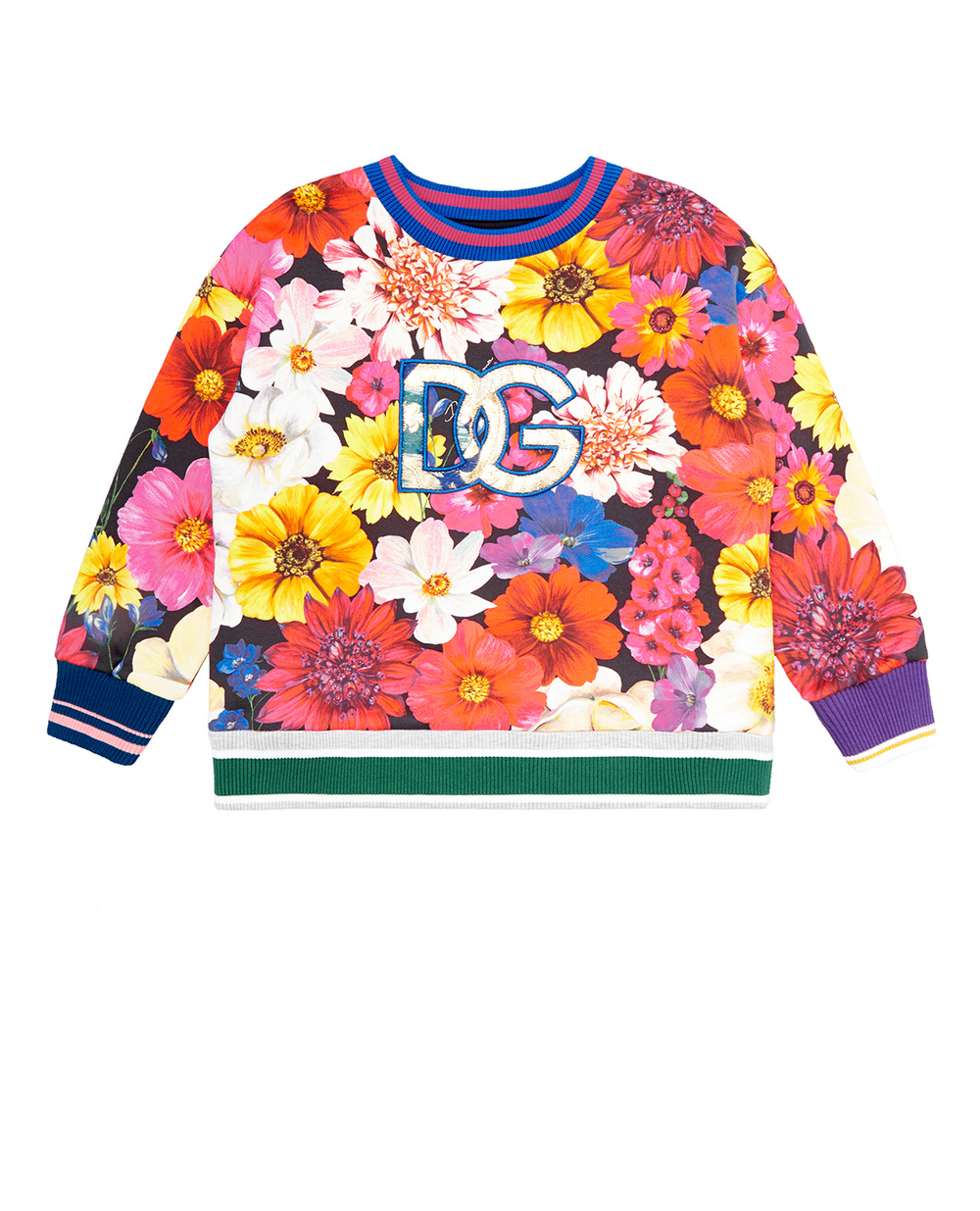Дитячий світшот Dolce&Gabbana Kids L5JW5W-G7B6P-S, різнокольоровий колір • Купити в інтернет-магазині Kameron