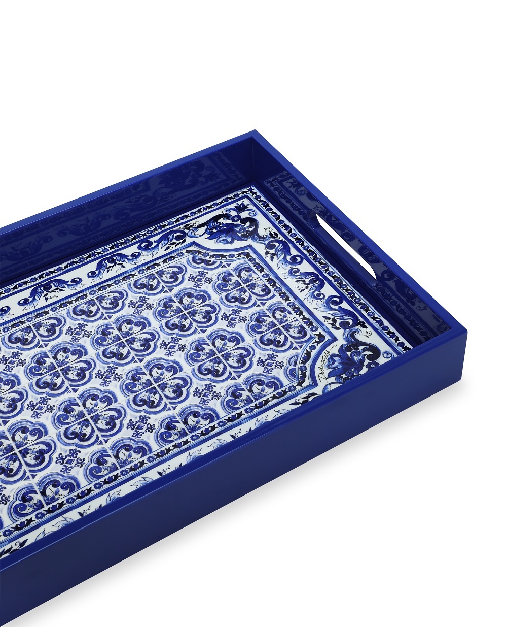 Таця з дерева Dolce&Gabbana TC0107-TCAIL, синій колір • Купити в інтернет-магазині Kameron