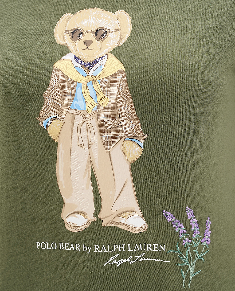 Футболка Polo Bear Polo Ralph Lauren 211924292001, оливковый цвет • Купить в интернет-магазине Kameron