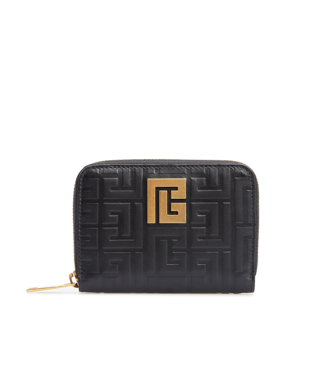 Кожаный кошелек Balmain XN1MI148LESP, черный цвет • Купить в интернет-магазине Kameron