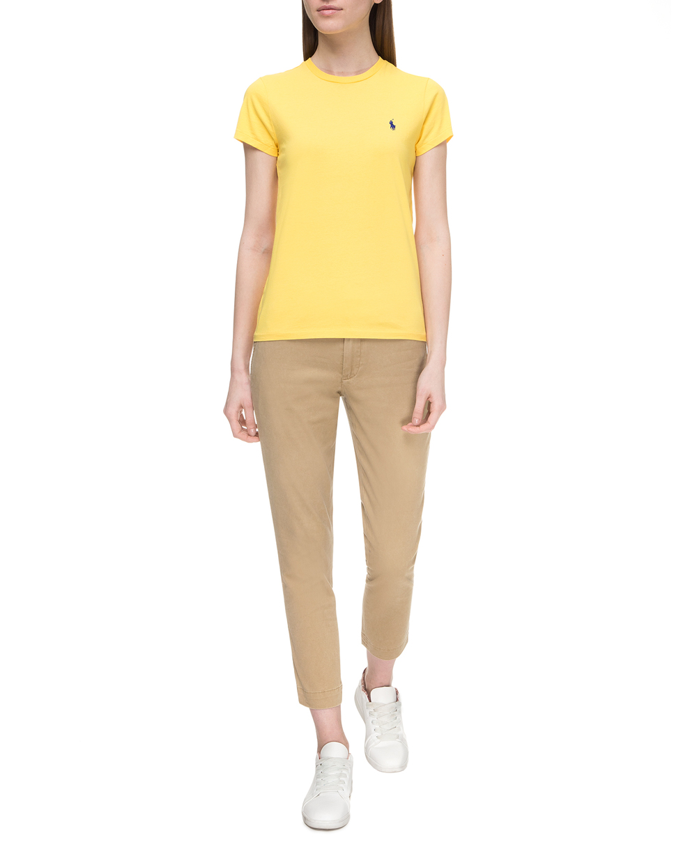 Футболка Polo Ralph Lauren 211734144004, желтый цвет • Купить в интернет-магазине Kameron