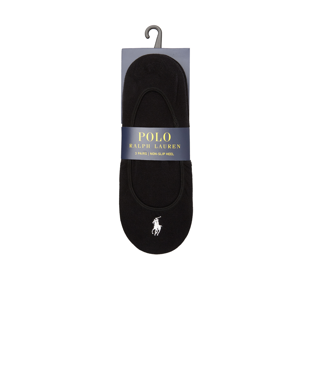 Сліди (3 пари) Polo Ralph Lauren 455654629002, чорний колір • Купити в інтернет-магазині Kameron