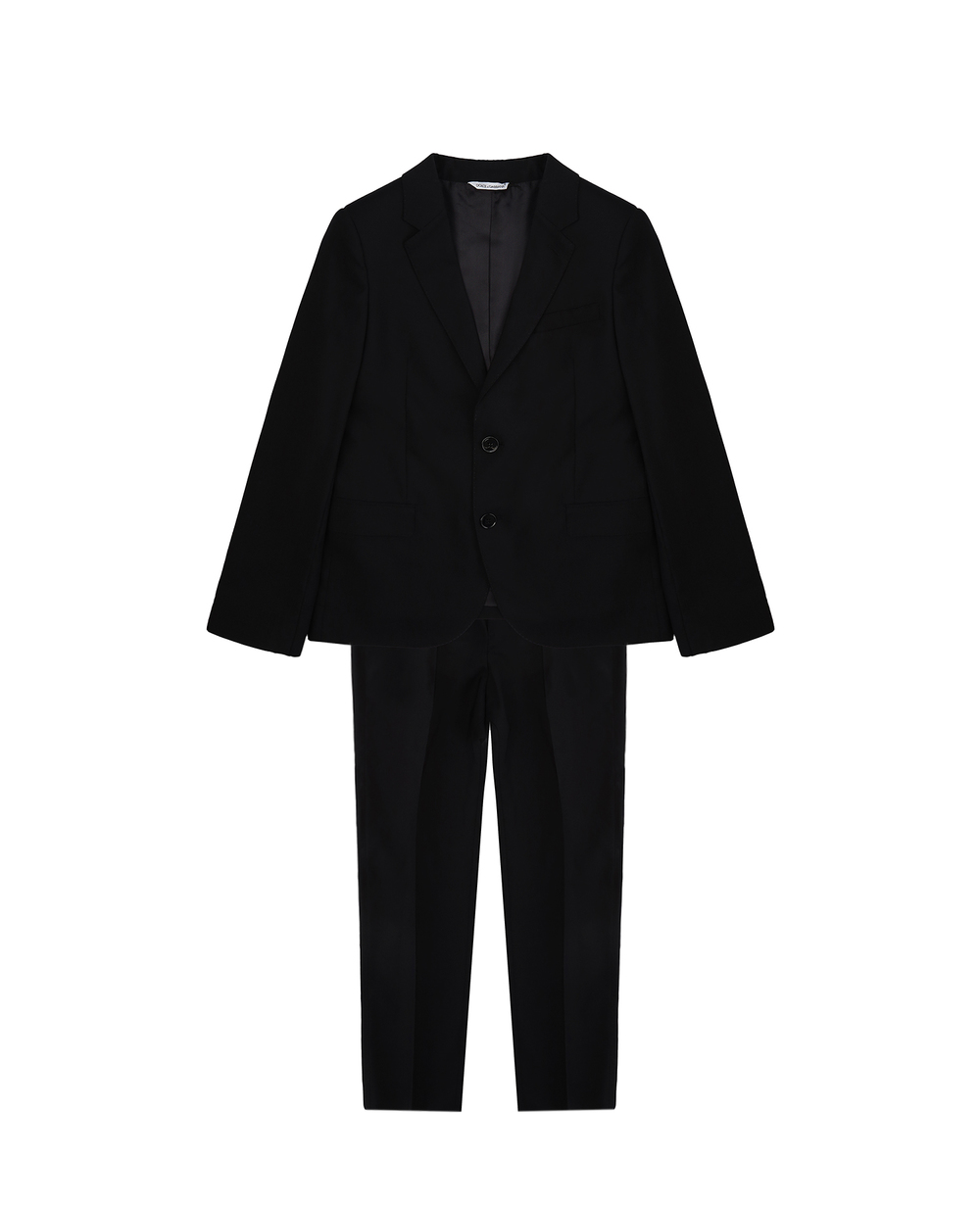 Дитячий вовняний костюм (піджак, штани) Dolce&Gabbana Kids L41U17-FUBBG-S-, чорний колір • Купити в інтернет-магазині Kameron