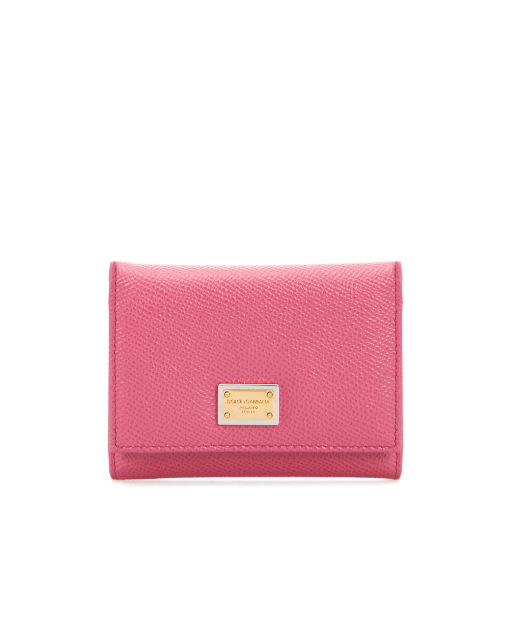 Кожаный кошелек Dolce&Gabbana BI0770-A1001, розовый цвет • Купить в интернет-магазине Kameron