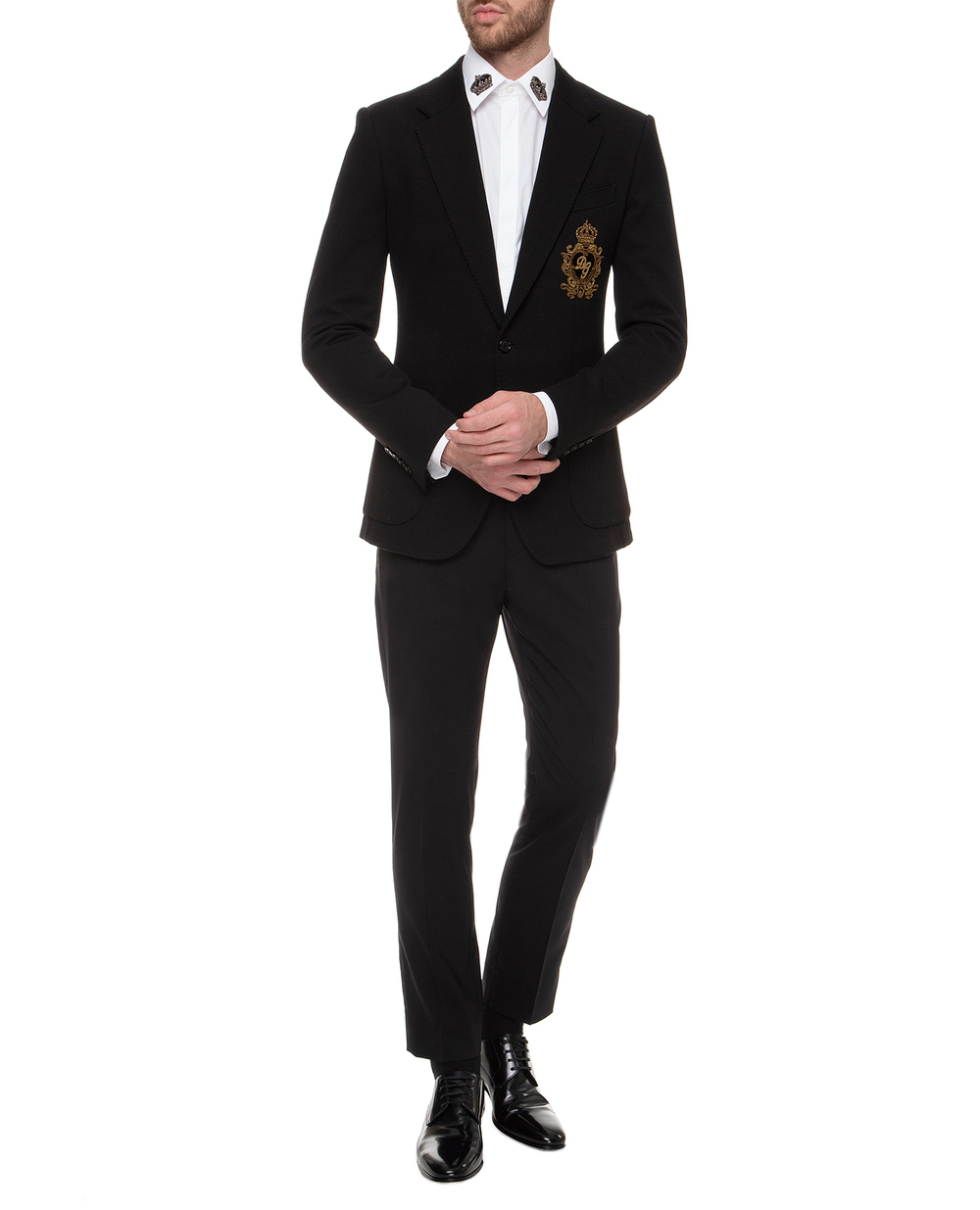 Блейзер Dolce&Gabbana G2NF1Z-FUGI6, черный цвет • Купить в интернет-магазине Kameron