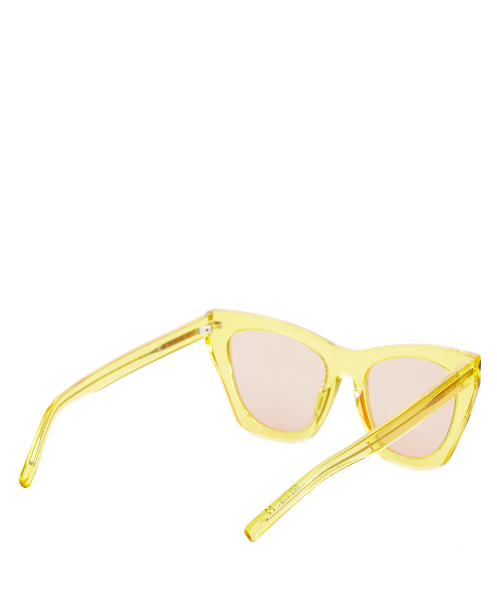 Сонцезахисні окуляри Saint Laurent 508654-Y9901, жовтий колір • Купити в інтернет-магазині Kameron