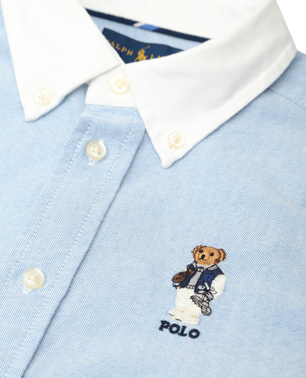 Рубашка Polo Ralph Lauren Kids 322785755001, голубой цвет • Купить в интернет-магазине Kameron