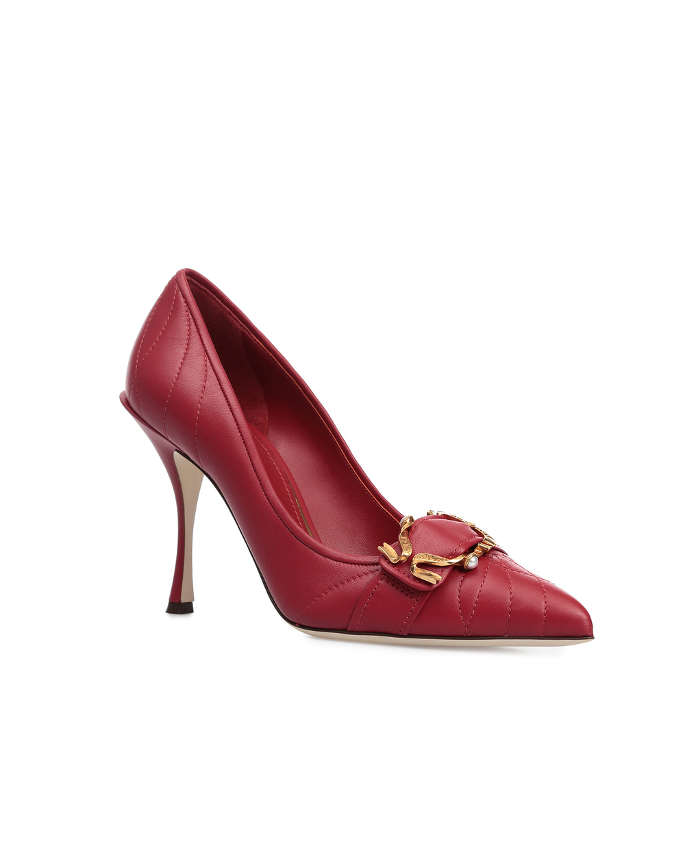 Шкіряні туфлі Lori Dolce&Gabbana CD1202-AZ197, красный колір • Купити в інтернет-магазині Kameron