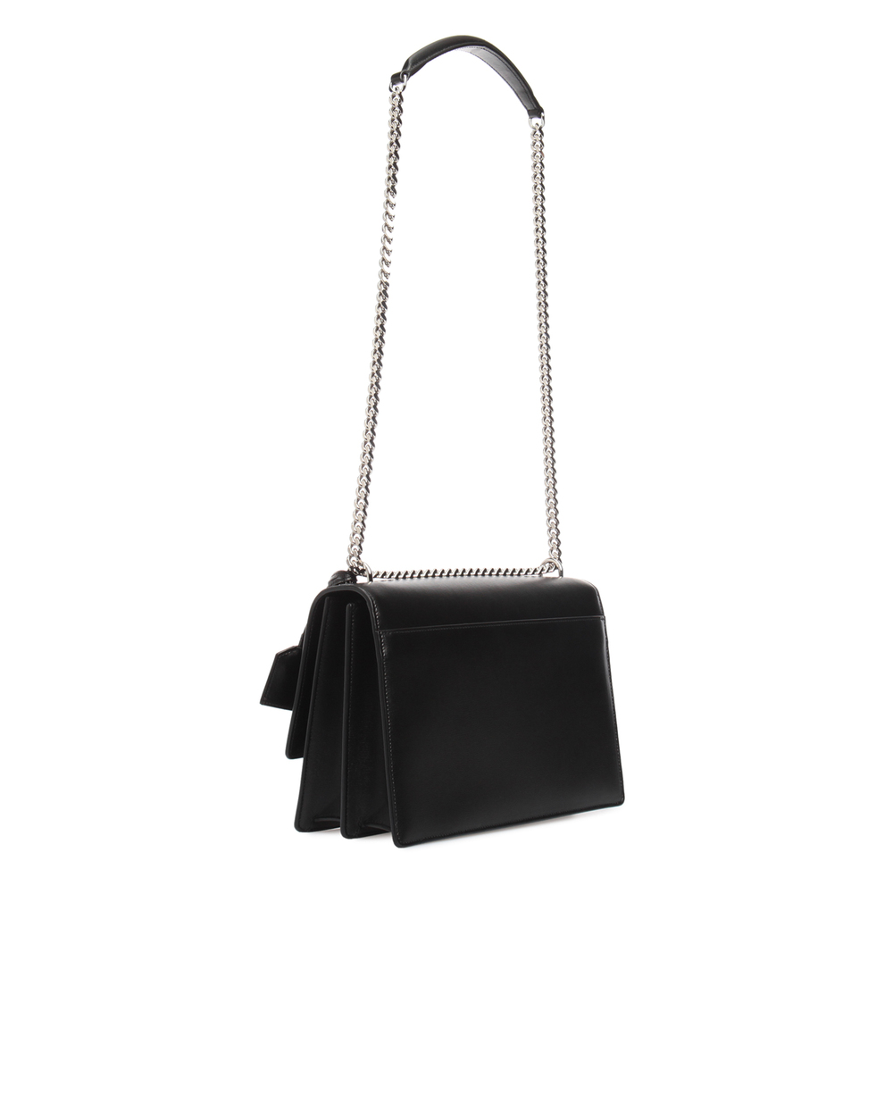 Шкіряна сумка Saint Laurent 498779-D420N-, чорний колір • Купити в інтернет-магазині Kameron