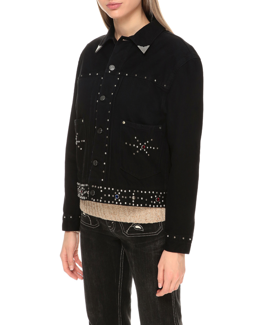 Джинсова куртка Polo Ralph Lauren 211799678001, чорний колір • Купити в інтернет-магазині Kameron