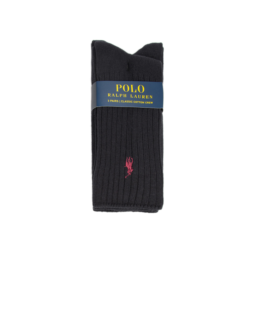 Носки (3 пары) Polo Ralph Lauren 449723747001, синий цвет • Купить в интернет-магазине Kameron