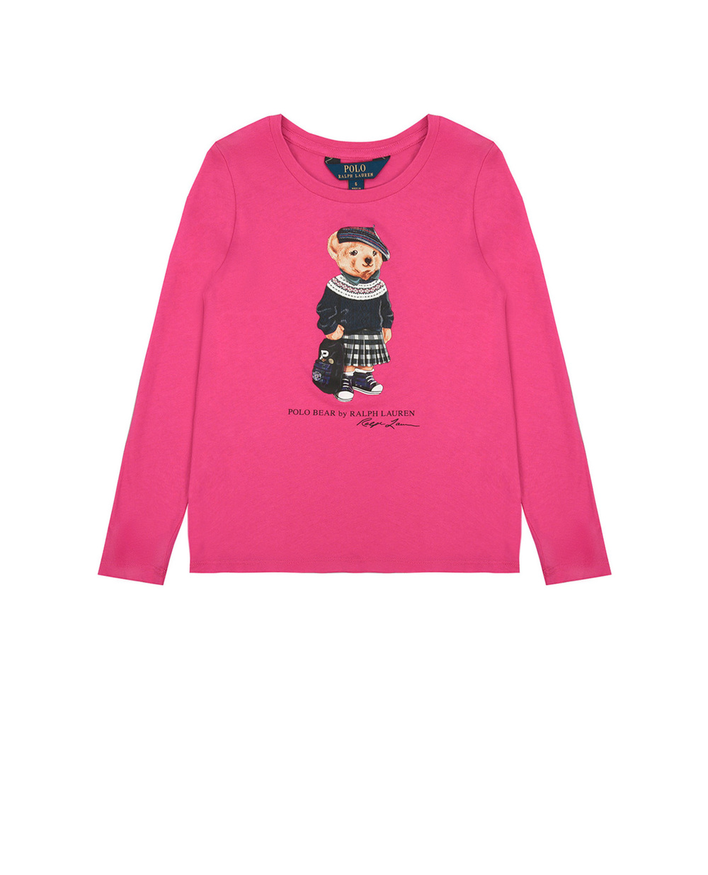 Лонгслив Polo Ralph Lauren Kids 312809577002, розовый цвет • Купить в интернет-магазине Kameron