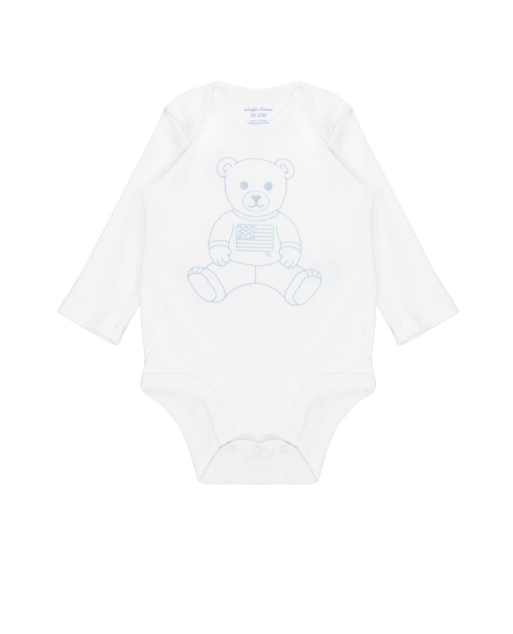 Детский боди Polo Ralph Lauren Kids 320682719001, белый цвет • Купить в интернет-магазине Kameron