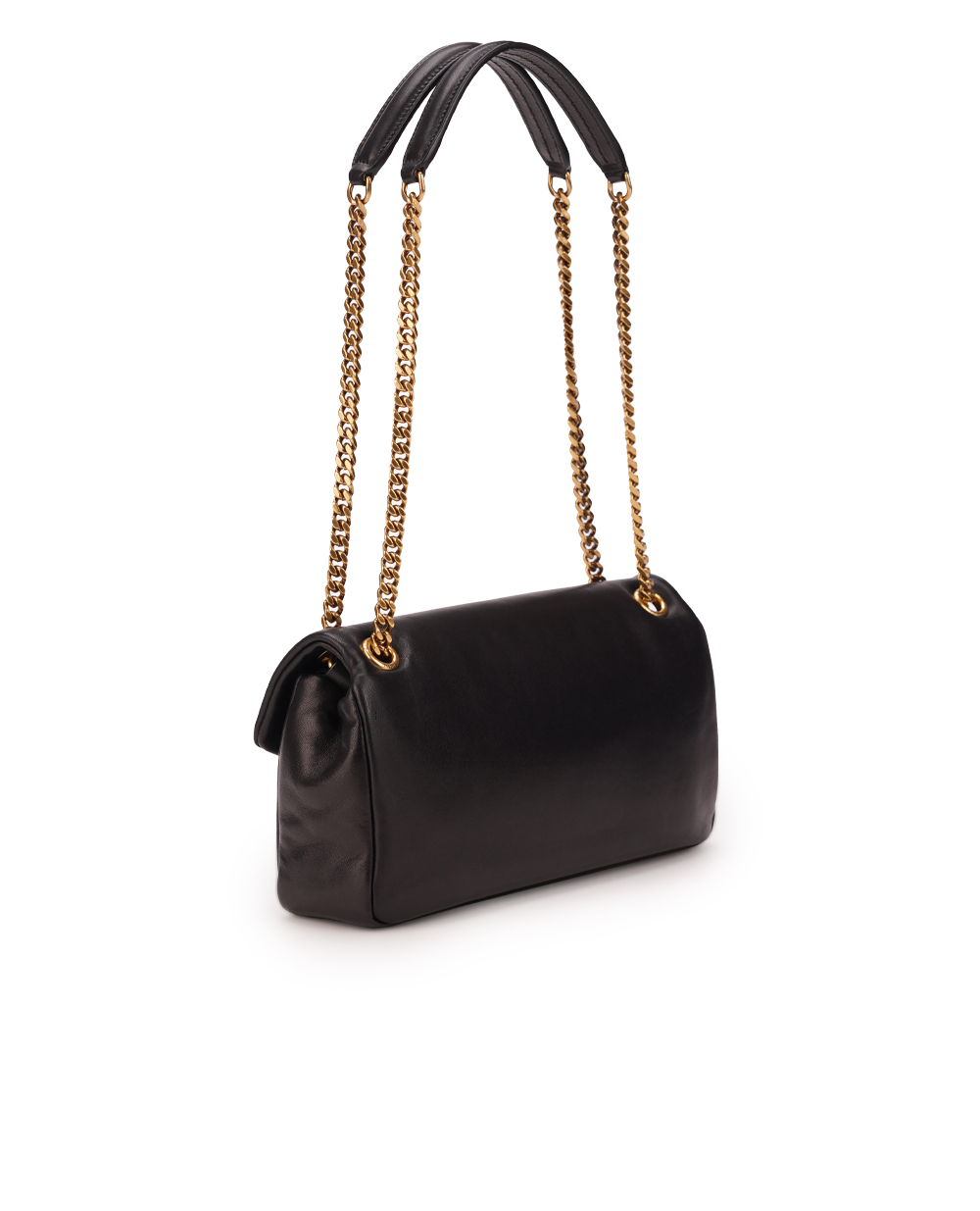 Шкіряна сумка Calipso Saint Laurent 734153-AACQO, чорний колір • Купити в інтернет-магазині Kameron