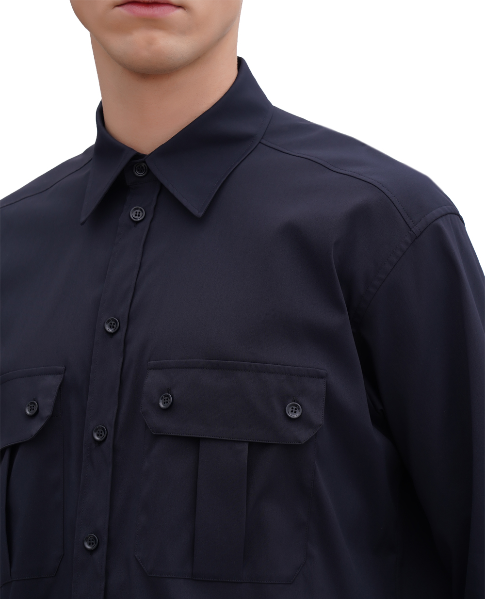 Рубашка Dolce&Gabbana G5LI2T-FURHJ, темно-синий цвет • Купить в интернет-магазине Kameron