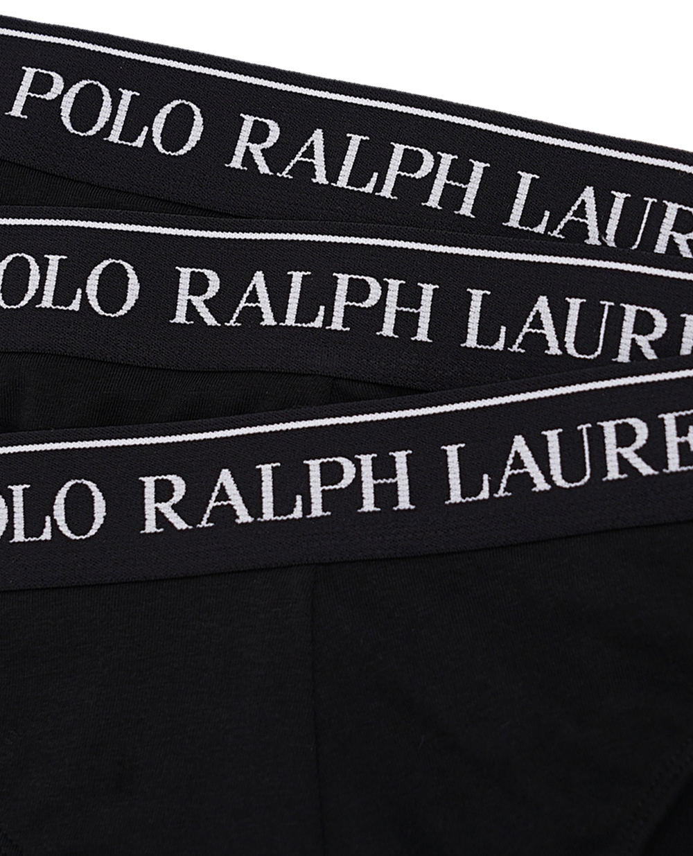 Брифи (3 шт.) Polo Ralph Lauren 714835884002, чорний колір • Купити в інтернет-магазині Kameron