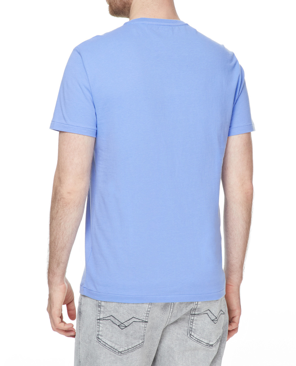 Футболка Polo Ralph Lauren 710671438308, блакитний колір • Купити в інтернет-магазині Kameron