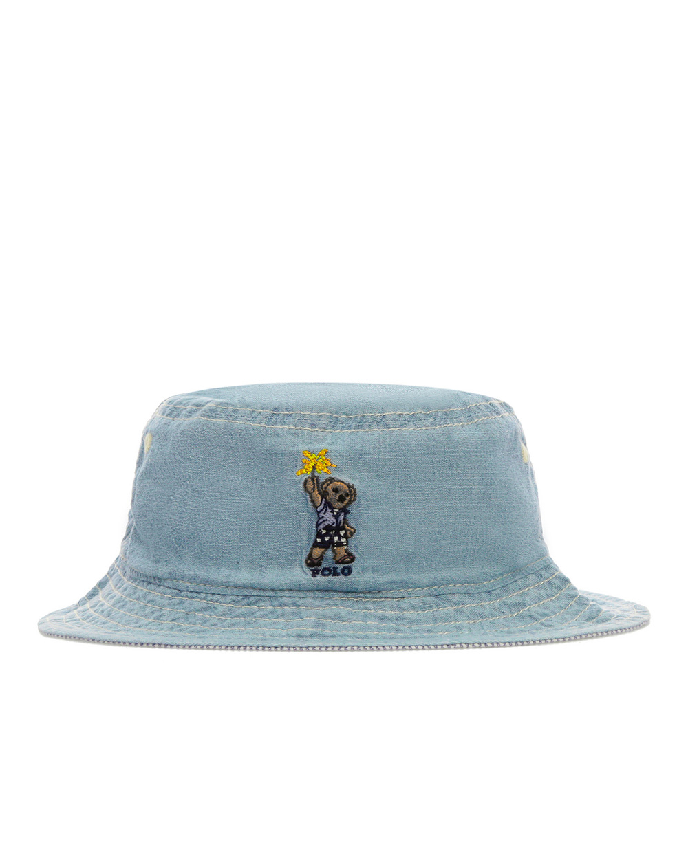 Панама Polo Ralph Lauren Kids 320785670001, голубой цвет • Купить в интернет-магазине Kameron