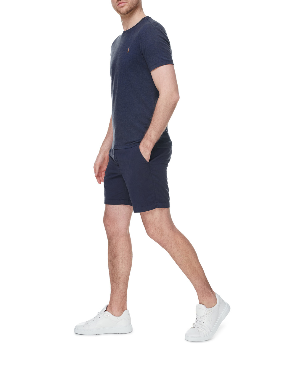 Льняные шорты Polo Ralph Lauren 710873257002, темно-синий цвет • Купить в интернет-магазине Kameron