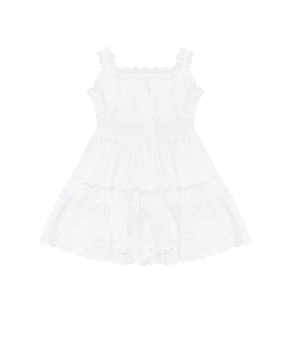 Сарафан Dolce&Gabbana Kids L53DB9-FU5UB-S, білий колір • Купити в інтернет-магазині Kameron