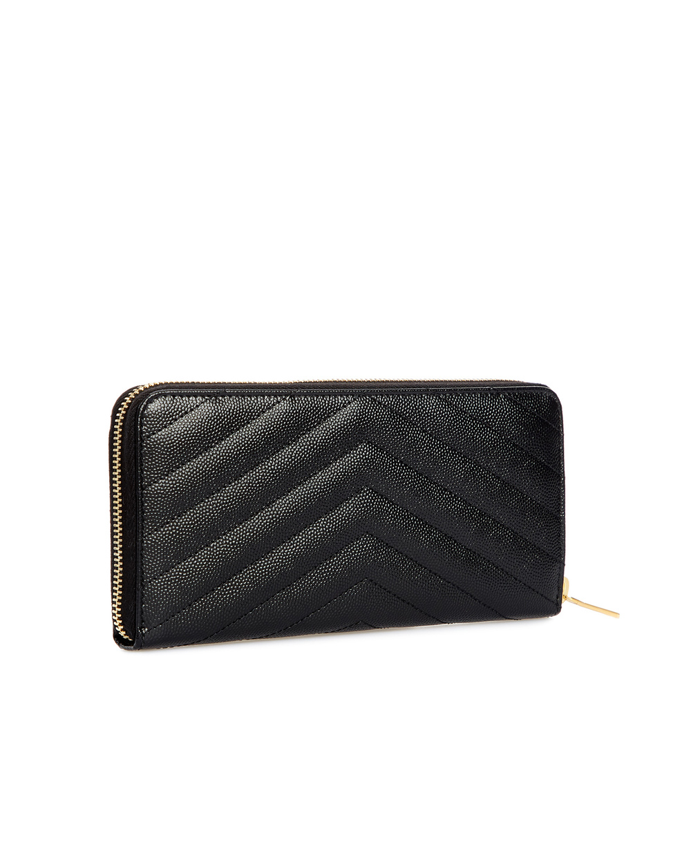 Кожаный кошелек Мonogram Saint Laurent 358094-BOW01-, черный цвет • Купить в интернет-магазине Kameron