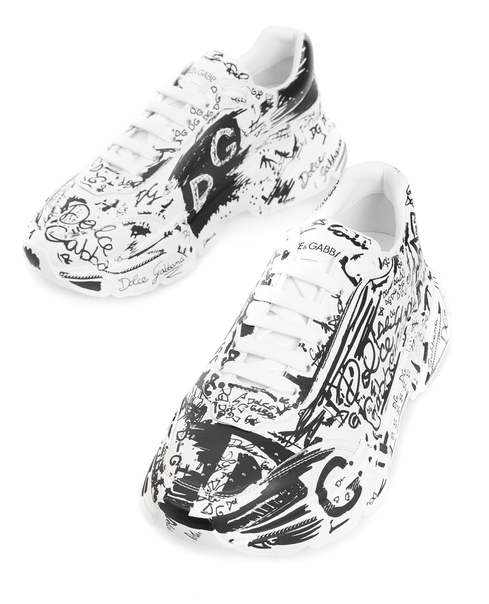 Шкіряні кросівки Daymaster Dolce&Gabbana CS1791-AO773, різнокольоровий колір • Купити в інтернет-магазині Kameron