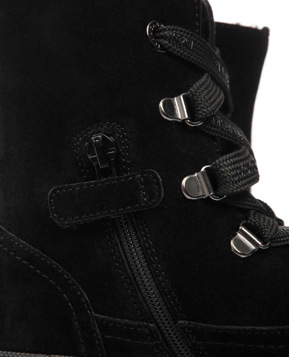 Замшевые ботинки Dolce&Gabbana DA0744-AA259-M, черный цвет • Купить в интернет-магазине Kameron