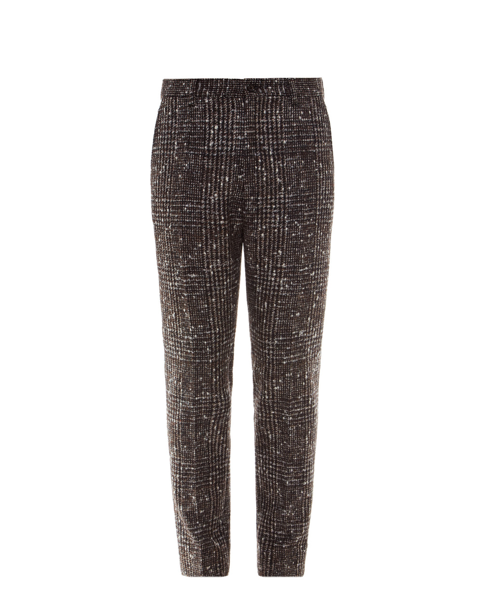 Вовняні штани Dolce&Gabbana GY6IET-FQMH6, коричневий колір • Купити в інтернет-магазині Kameron