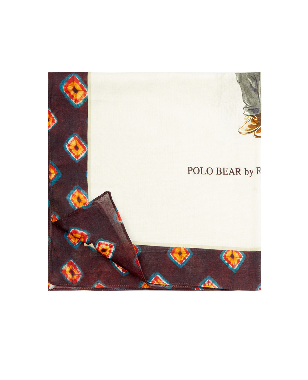 Платок Polo Ralph Lauren 455871078001, бежевый цвет • Купить в интернет-магазине Kameron