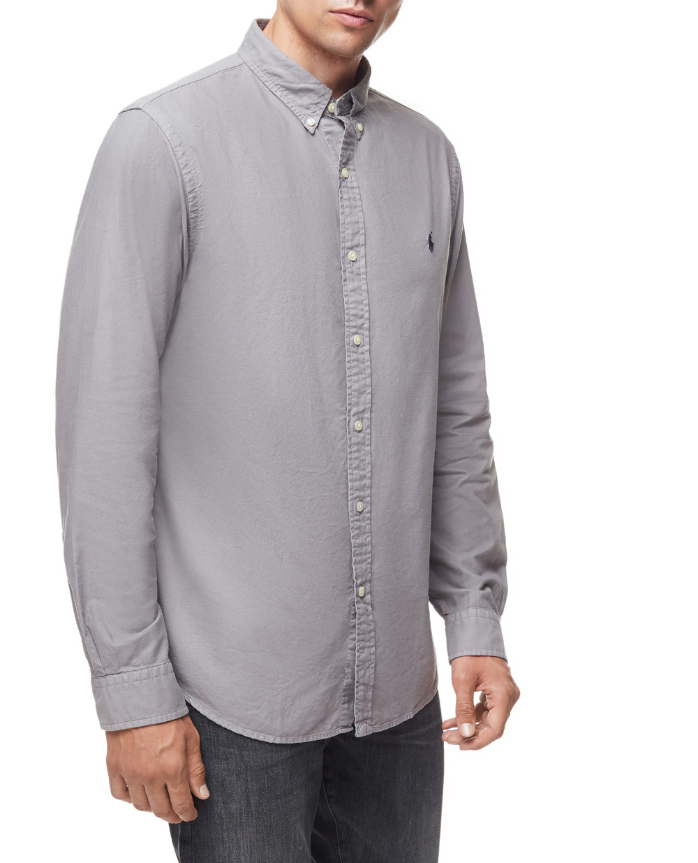 Рубашка Polo Ralph Lauren 710804257004, серый цвет • Купить в интернет-магазине Kameron