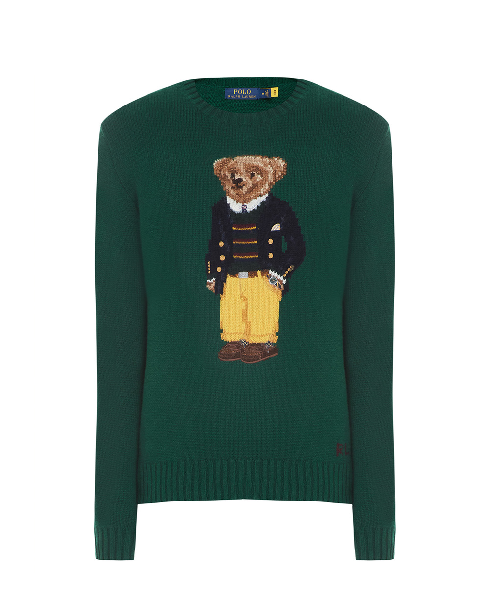 Шерстяной свитер Polo Ralph Lauren 710850566001, зеленый цвет • Купить в интернет-магазине Kameron