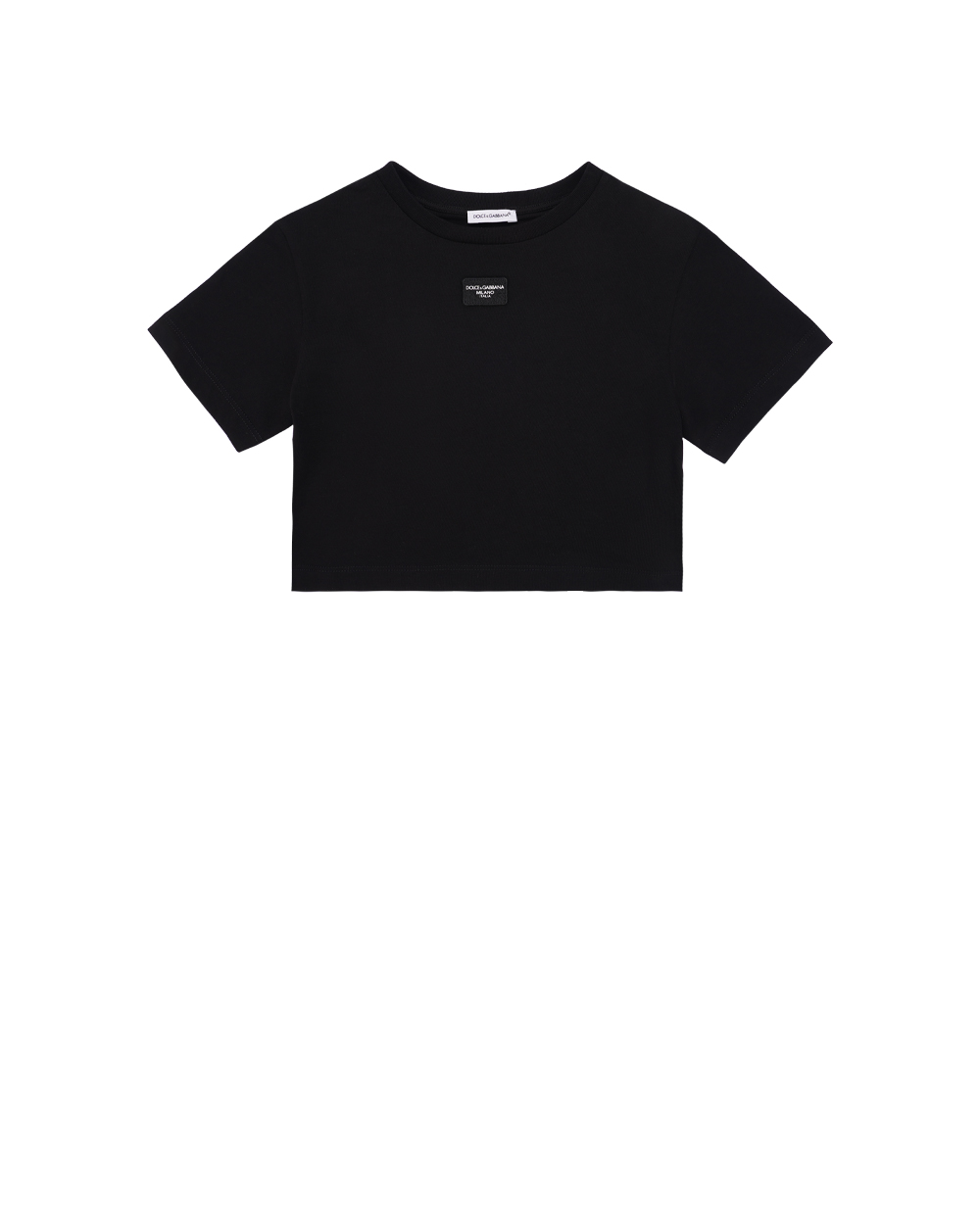 Детская футболка Dolce&Gabbana Kids L5JTNI-G7M4W-B, черный цвет • Купить в интернет-магазине Kameron