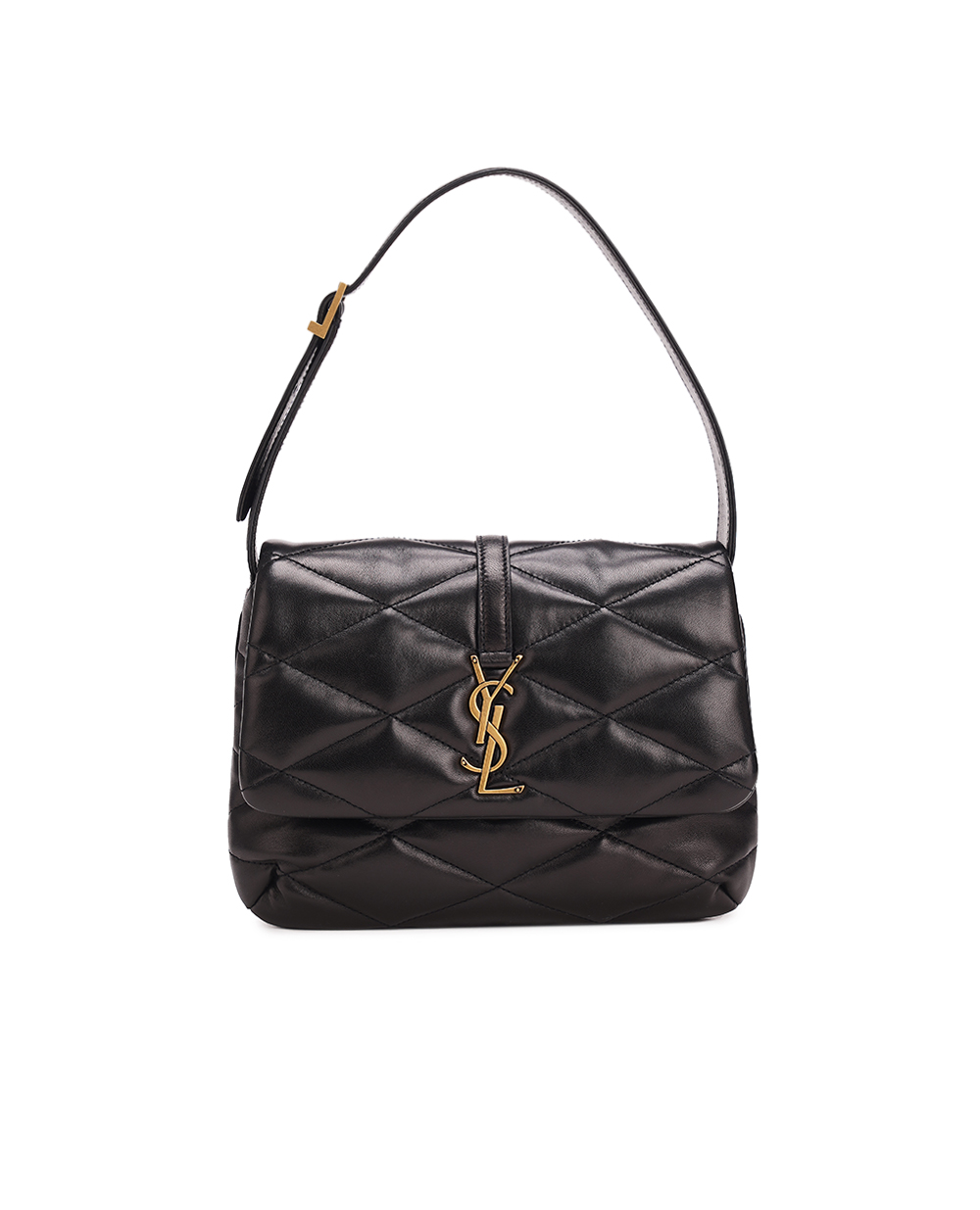 Шкіряна сумка  Le 57 Hobo Saint Laurent 698567-AAAO0, чорний колір • Купити в інтернет-магазині Kameron