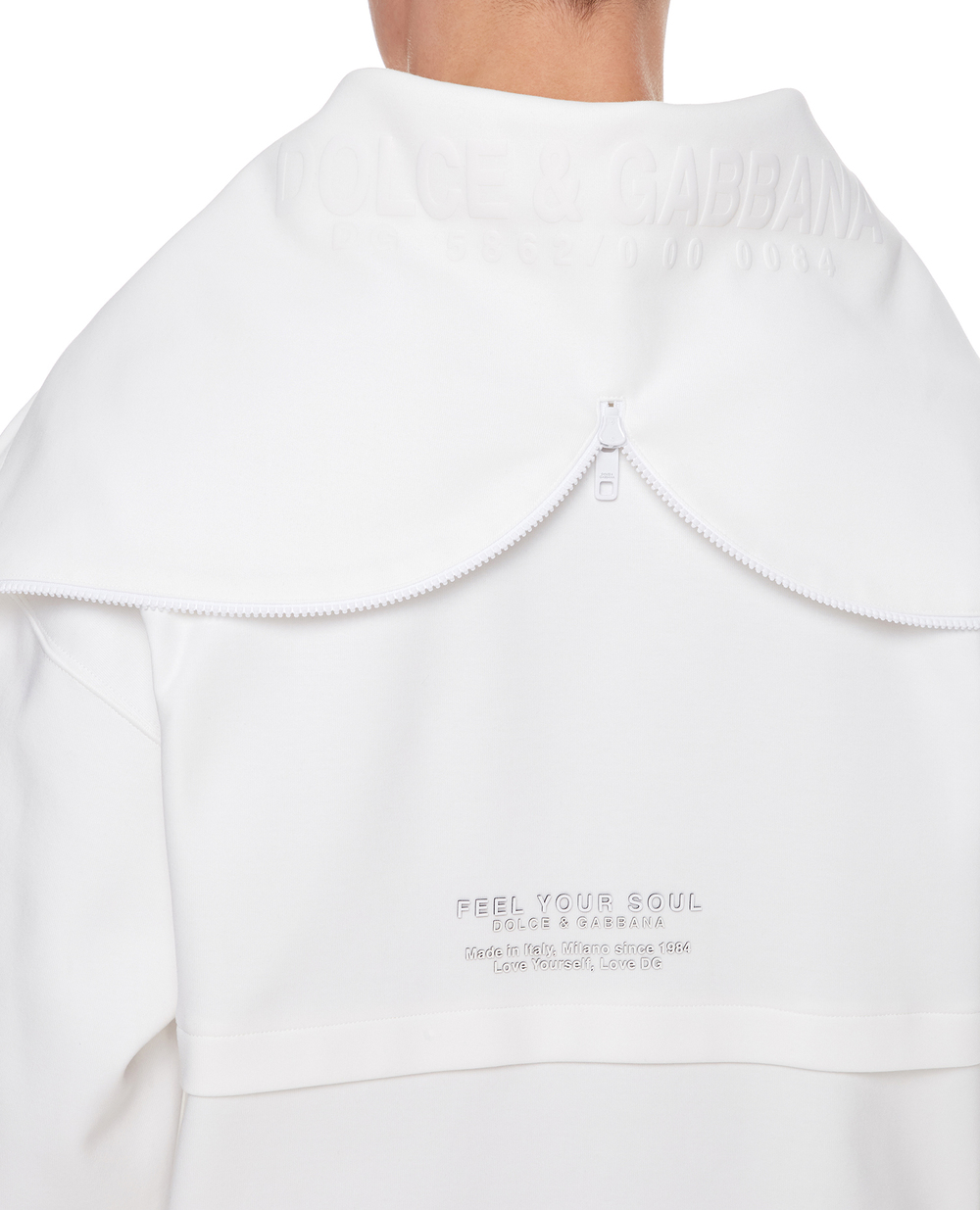 Худи Dolce&Gabbana G9UF5Z-HU7H9, белый цвет • Купить в интернет-магазине Kameron
