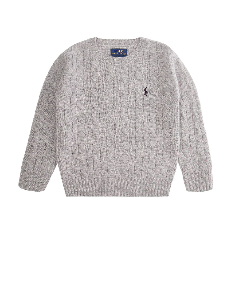 Детский шерстяной свитер Polo Ralph Lauren Kids 322702589006, серый цвет • Купить в интернет-магазине Kameron