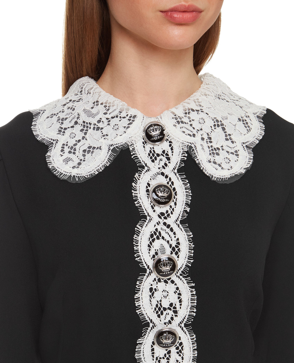 Платье Dolce&Gabbana F6J7KT-FURDV, черный цвет • Купить в интернет-магазине Kameron