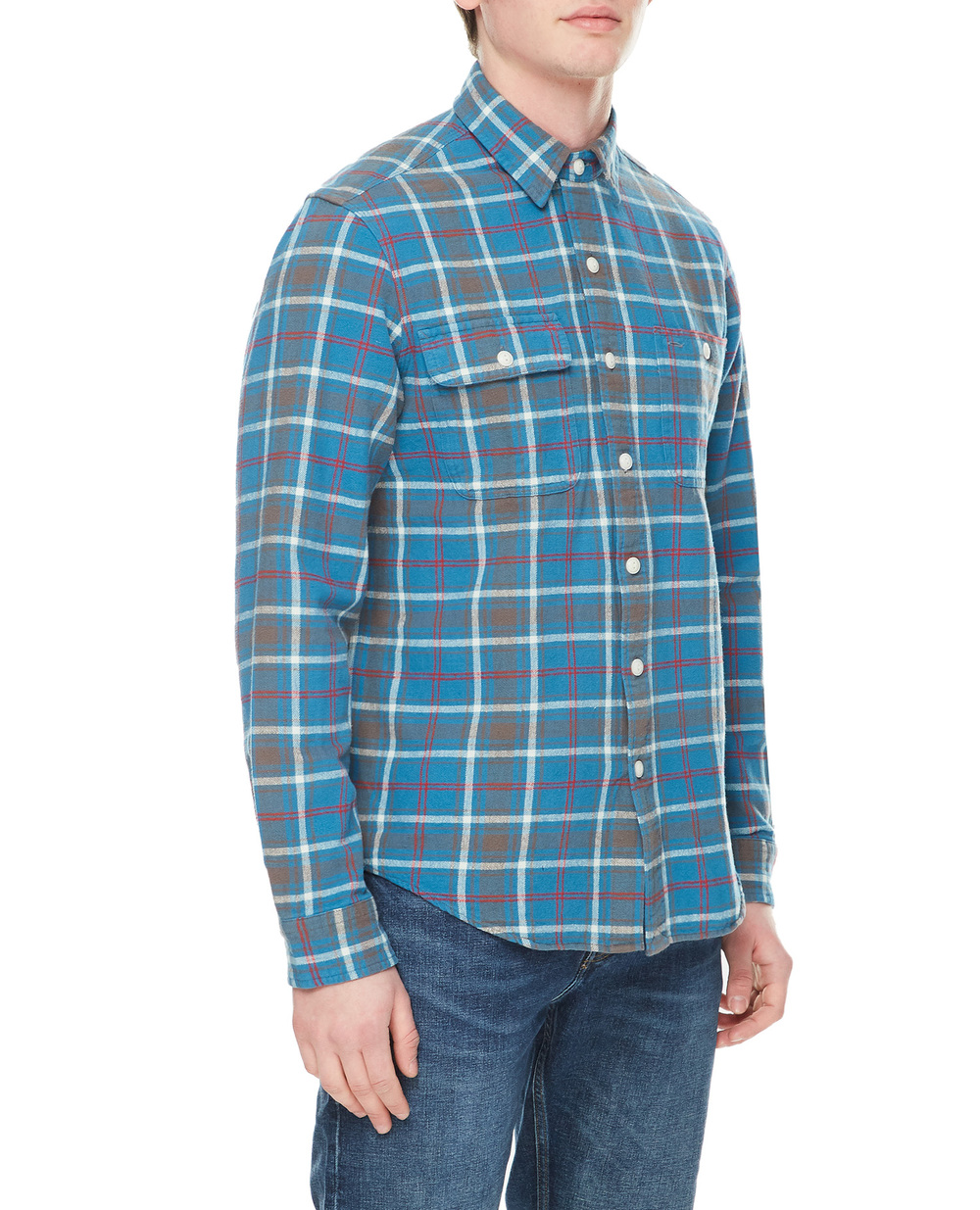 Рубашка Polo Ralph Lauren 710880655001, синий цвет • Купить в интернет-магазине Kameron